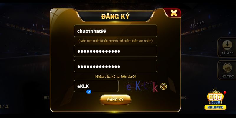 Hướng dẫn đăng ký Hitclub cho người mới