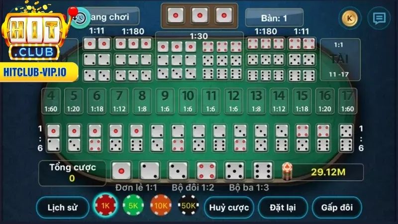 Tài Xỉu HitClub là game với luật chơi đơn giản, dễ tiếp cận